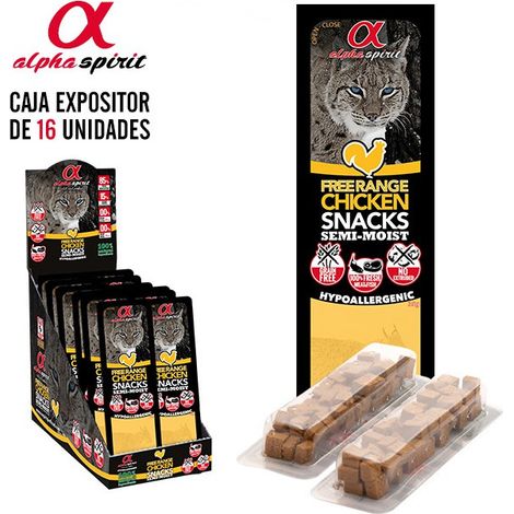 Alpha Spirit Snack Porral Tacos fÙr Katze 16 Beutel x 35 g