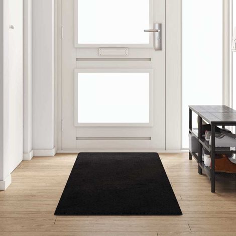 vidaXL Runner in Moquette Nero 80 x 300 cm 100% Polipropilene
