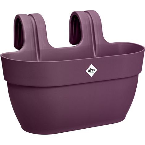 Elho Vibia Campana Easy Hanger Medium - Violet - L 36 x B 24.1 x H 27 cm - Balconextérieur - 100% recyclé (1/3)