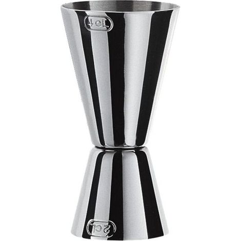 Ilsa Misurino Doppio Jigger Acciaio Inox 18/10 Rivestito PVD Rame 30/60 ml