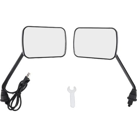 Rétroviseur Moto Avec Caméra, Vidéo HD 2K, Grand Angle 140 Degrés, IP67, Enregistrement En Boucle, Avec Application, Détection D'accident, USB, Jusqu'à 256 Go (1/5)