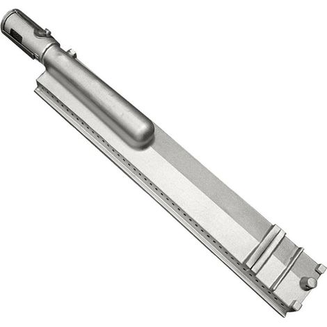 Brûleur de barbecue en acier inoxydable 304 - Pièce de rechange pour barbecue - Répartition homogène de la chaleur - 40,96 x 6,35 cm - Argent