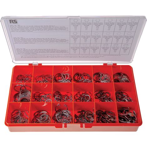 Kit circlip de 450 pièces , en Acier Inoxydable ( Prix pour 1 )