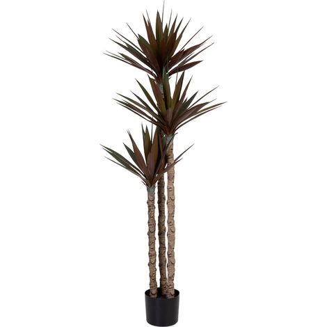 Yuca phoenivosa artificial decorativa con 96 hojas verde 60x35x150c (1/5)