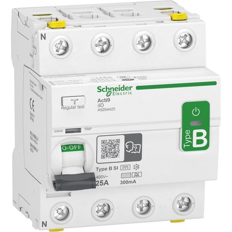 Interruttore differenziale iID B-SI 4P 25A 300mA - A9Z64425