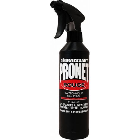 Pronet Desengrasante profesional en spray 500 ml rojo