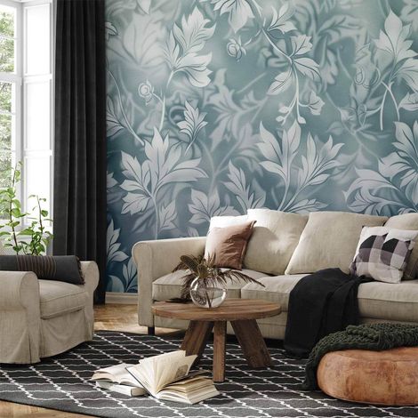 Tapete artgeist barock türkis 350x245 cm