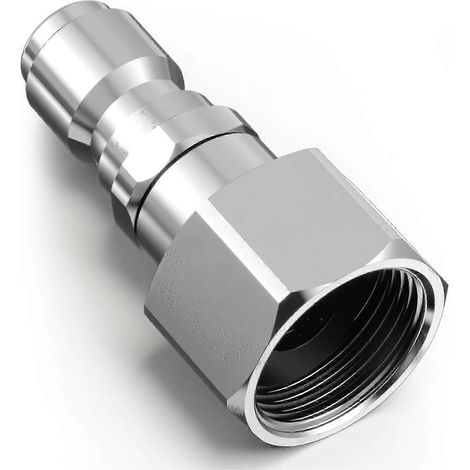 Buses pivotantes pour nettoyeur haute pression, raccord M22 à raccord rapide pivotant 3/8". (1/5)