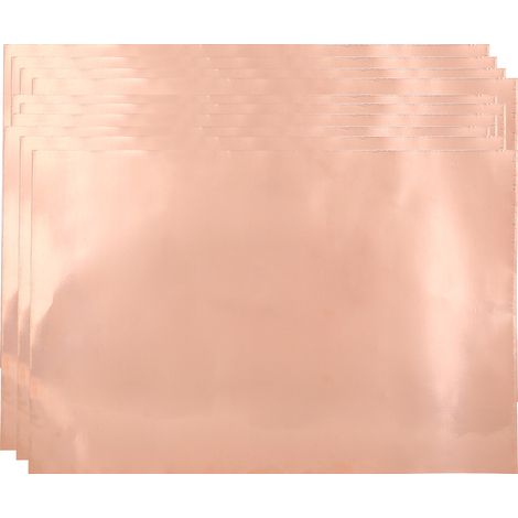 Ruban de Cuivre Conductive 10 Pièces pour Blindage EMI Guitare (30x20cm) (1/5)