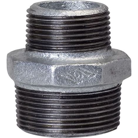 Raccord réducteur à vis 6/4X5/4"" galvanisé N8, N° 40, N° 245 OPAL