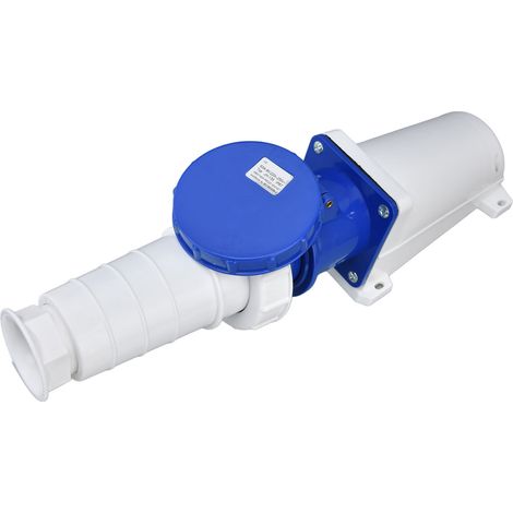 Industrieller 3-poliger Drehstrom-IP67-Luftfahrtstecker 220–250 V 63 A 2P+E wasserdicht (1/5)