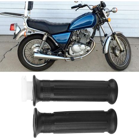 1 Paar Gummigriffe für die linke Hand und den rechten Gashebelschalter, passend für Suzuki GN125 GS125 (1/5)