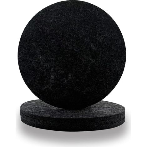 grands dessous de verre en feutre pour casseroles, verres, vases et bols, protège-table, dessous de table, tapis de protection en feutre robuste (25 cm) (1/5)