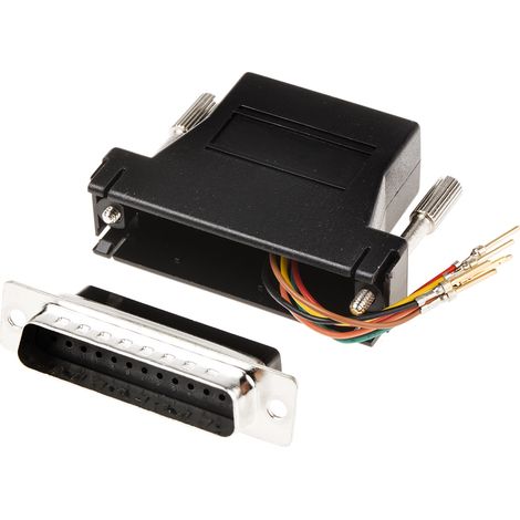 Adaptateur Sub-D 25 Mâle vers RJ11 Femelle RS PRO ( Prix pour 1 )