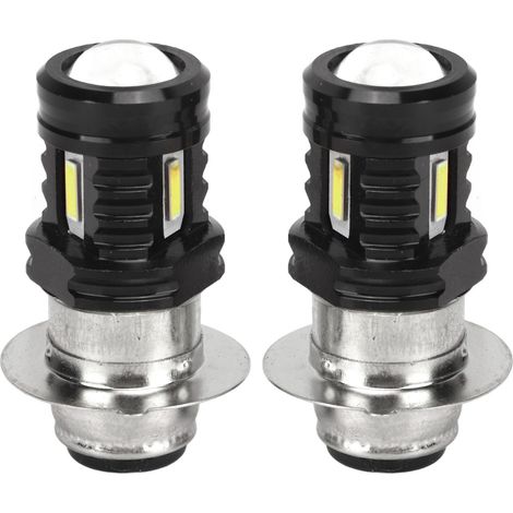1 paire d'ampoule de phare LED 120W moto feux de route et de croisement pour ATV général UTV blanc 6000K