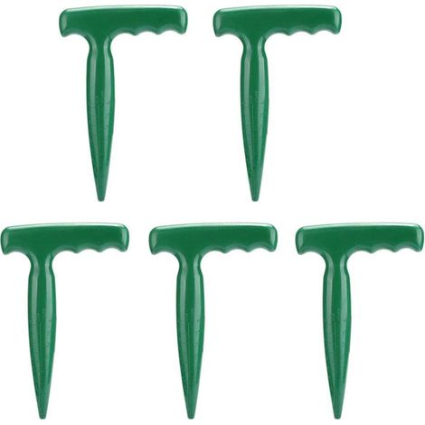 Outil de plantation de bulbes, jardinière avec poignée, outil de semis pour semer, planter et déterrer les bulbes, 17,5 cm, 5 pièces