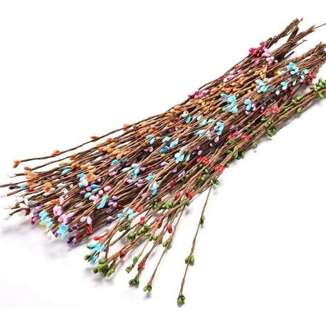 TRADE SHOP - Ramoscello 10 Pezzi Ramoscelli Artificiale Bacca Fiori Finti Decorazione -