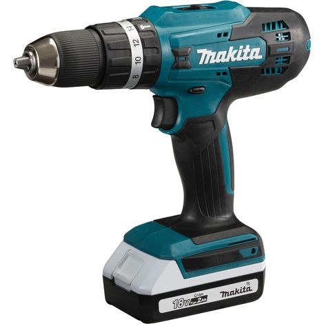 TRAPANO AVVITATORE A BATTERIA CON PERCUSSIONE 'HP488D006' 18 V - x2 2,0 Ah Litio  - MAKITA