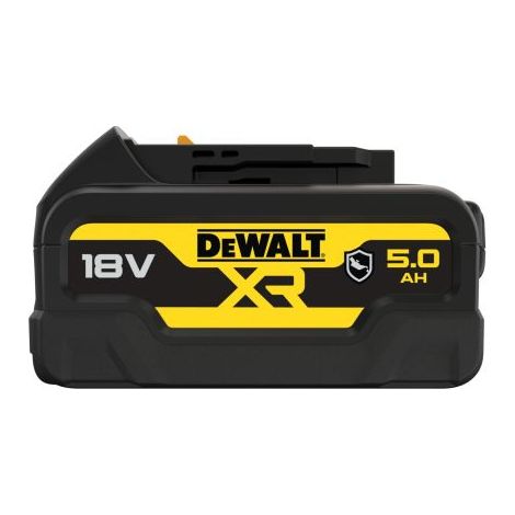 Batterie 18V Li-Ion XR 5,0 Ah – Technologie XR renforcée – Indicateur d'état de charge – Compatible outils DeWALT – DCB184G (1/5)