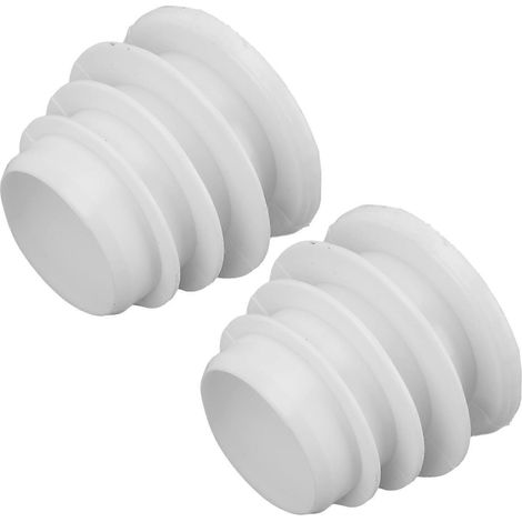 Deux nettoyeurs de piscine, écumeurs, adaptateurs coniques, raccords de vanne, 64 mm x 55 mm, silicone. (1/5)
