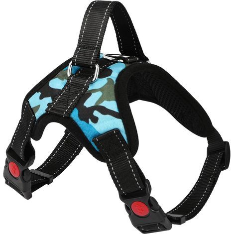 Harnais pour Chien avec Poignée, Sangle de Poitrine Réglable, Respirant et Durable (1/5)