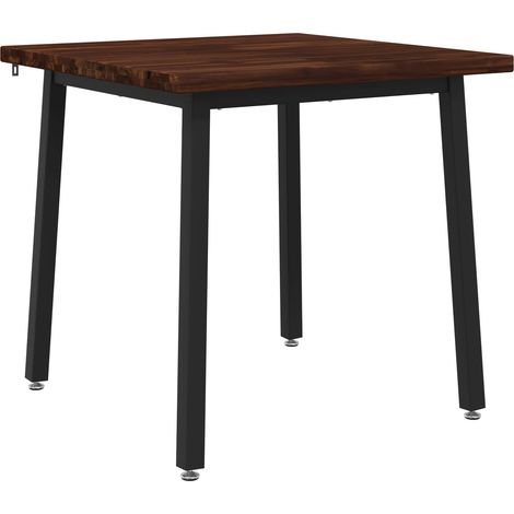 Square Dining Table 60 x 55 x 75 cm Solid Acacia Wood vidaXL (1/5)