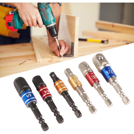 Ensemble d'accessoires pour tournevis pneumatique à tige hexagonale domestique (1/5)