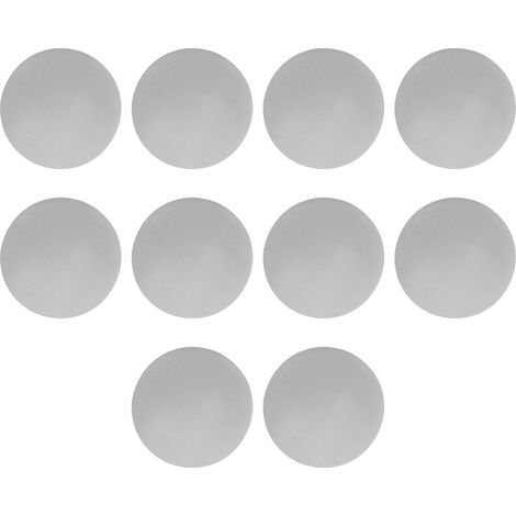 Lot de 10 balles de golf en mousse EVA de 65 mm, balles d'entraînement souples pour le golf en intérieur et en extérieur, grises (1/5)