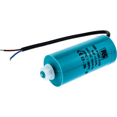 Condensateur à couche mince RS PRO 8µF 440V c.a. ±10% ( Prix pour 1 )