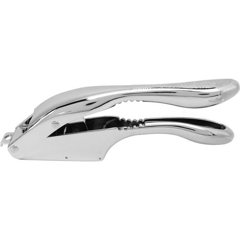 Presse-ail 2 en 1 lame inox design dauphin dents multifonction broyeur ail gingembre noix (1/5)