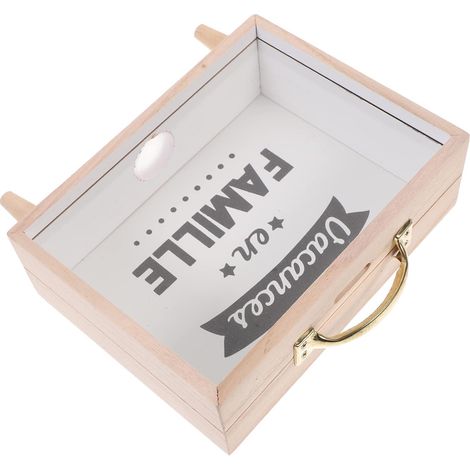 Tirelire pour Garçon Fille Bois Conteneur De Rangement Tirelire pour Garçon Fille (1/5)