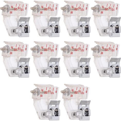 Set mit 10 verstellbaren Saumnähfüßen, rostfrei und langlebig, Nähzubehör für Zuhause (1/5)