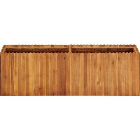 Maison Exclusive - Letto Rialzato da Giardino 150x30x50 cm in Massello di Acacia (1/5)