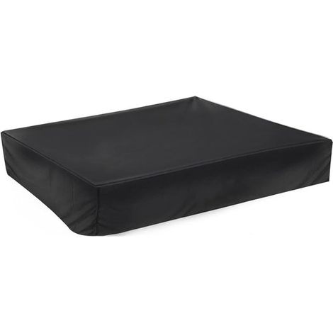 Bâche pour bac à sable en tissu Oxford, déperlante et résistante à la poussière, 120 × 120 × 20 cm, avec cordon de serrage. Pour le jardin et l'extérieur. (1/5)