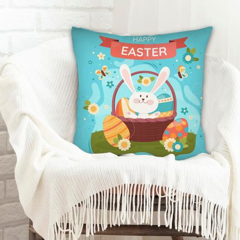 Housses de coussin en polyester résistante fermeture à glissière pour cadeau d'anniversaire (1/5)