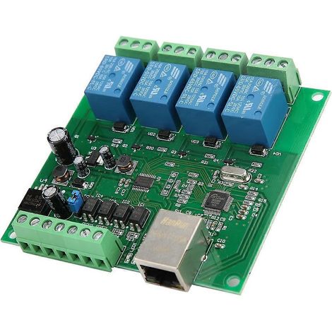 12V Netzwerkrelais, 4-Kanal, Niedrigpegel-Trigger, elektrisches Zubehör, automatischer Datenspeicher