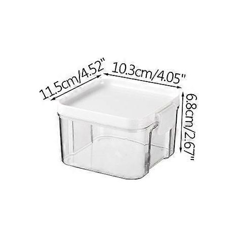 Boîtes de conservation des aliments, organisateur de cuisine, distributeur de céréales, récipient de rangement pour le riz, bocaux carrés hermétiques en plastique
