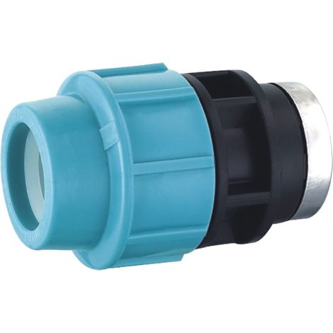 Jardibric – Raccord compression femelle 25/26x34 en polypropylène – Pression PN16 – Connexion étanche pour systèmes de plomberie