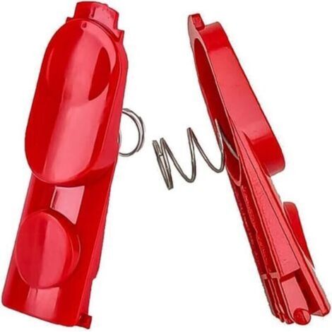 Clip und federbelasteter Verriegelungsknopf für Dyson Staubsauger V7, V8, V10 und V11, Ersatzteile für den elektrischen Stellantrieb. (1/5)