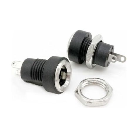 Lot de 4 Micro-interrupteur Micro-interrupteur 5/10 pièces D C-022B 3A 12v for prise d'alimentation cc prise femelle connecteur de montage sur panneau 5.5x2.1mm/5.5x2.5mm connecteur (1/4)