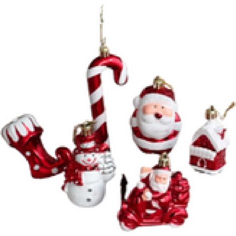 Beyamis 22 pendentifs de décoration pour sapin de Noël (1/4)