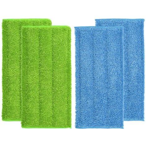 4-teiliges Swiffer Wetjet Reinigungstuch-Set, 30 x 15 cm, Mikrofaser, waschbar, wiederverwendbar, für Swiffer Wetjet Nachfüllpackungen - Crezuo