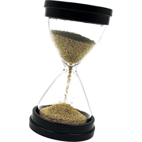 Sablier Minuteur Horloge Sablier Minuterie Décoration Bois Plastique (1/5)