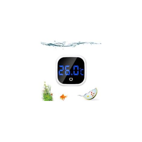 Thermomètre d'Aquarium, Thermomètre Aquarium Haute Précision 0,1 ℃, affichage LED, Mini Thermomètre Numérique d'aquarium, Capteur de Température Préci pour Aquarium, Marine, Eau Douce (1/5)