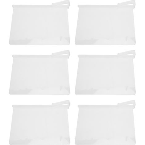 Séparateurs d'étagères 6pcs Acrylique Transparent Réglables Antidérapants pour Planches 1-2,4cm Organisation Armoire Cuisine (1/5)