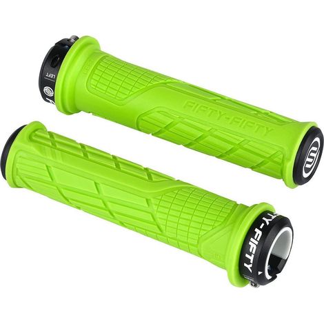 Fahrradgriffe MTB Gummi rutschfest Single Lock-on für Mountainbike E-Bike Grün (1/5)