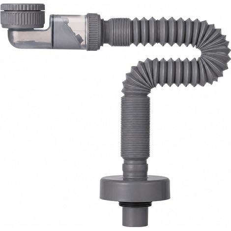 Siphon Lavabo Extra Plat 1 1/4", Évacuation Extensible 380-930 mm (1/5)