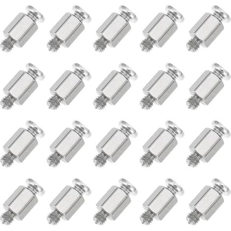Vis Hexagonales en Métal Caractéristiques Stables Lot de 20 Résistantes à la Rouille pour Fixation SSD M2 Compatibles PC et Ordinateur Portable (1/5)
