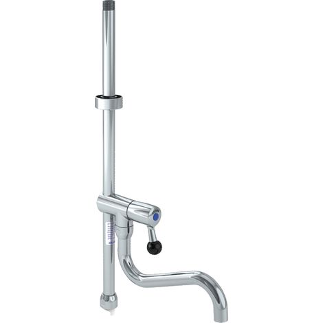 Délabie douchette pour lave-vaisselle avec tube de montée court G 3/4 avec bec pivotant (1/2)