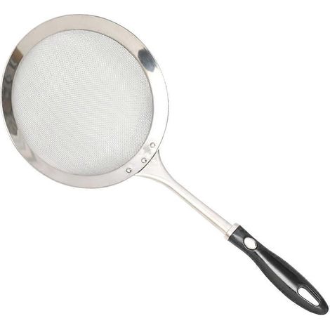 Passoire à farine en acier inoxydable avec poignée, passoire de cuisine pour la pâtisserie et la cuisson (14 cm) (1/5)